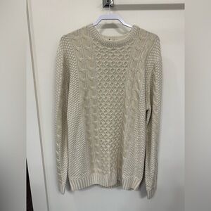 NWT Harry Brown Cable Knit Sweater